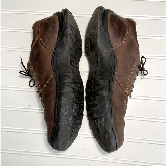 Capital By Rockport Mens Sz 10.5 Brown Leather Casual Shoes PreOwned Gently Used - Picture 2 of 5